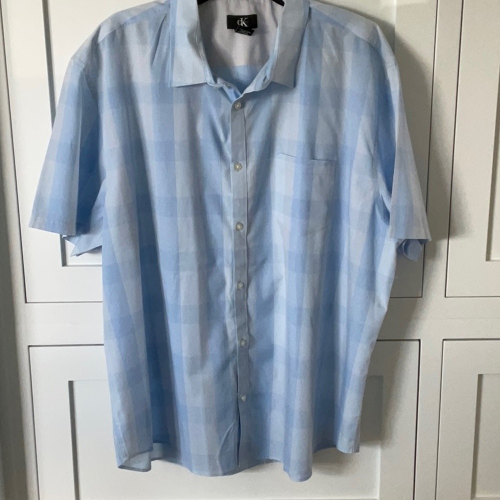 Calvin Klein Blue Casual Button Down Shirt